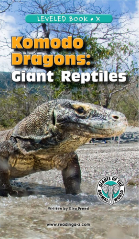 Komodo Dragons Giant Reptiles绘本PDF+音频百度网盘免费下载