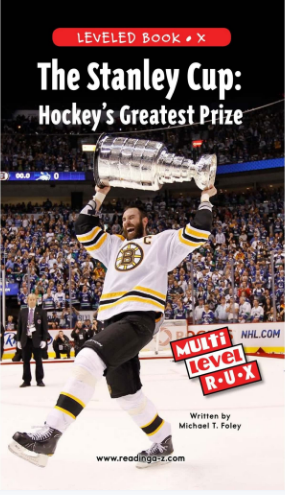 raz x级阅读The Stanley Cup Hockey's Greatest Prize绘本PDF+音频百度网盘免费下载