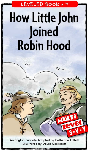 raz Y级阅读How Little John Joined Robin Hood绘本PDF+音频百度网盘免费下载