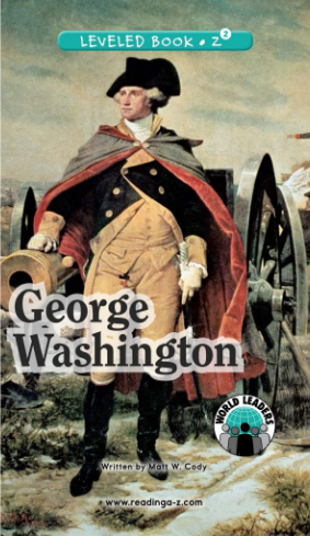 raz Z2级阅读George Washington绘本PDF+音频资源免费下载