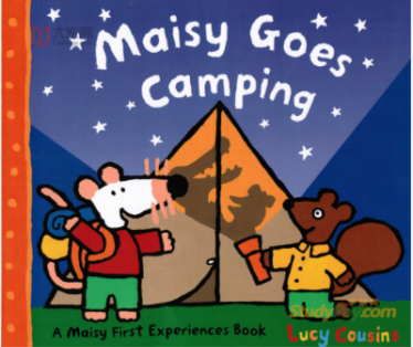 廖彩杏书单34周第二本英文绘本Maisy Goes Camping资源免费下载