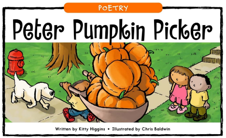 RAZ Poetry Books Peter Pumpkin Picker绘本PDF+MP3百度云免费下载