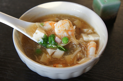 孕早期食谱之什锦豆腐羹