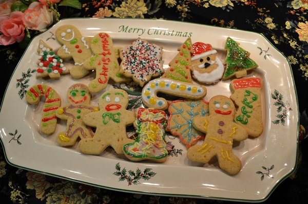 圣诞创意小甜点：圣诞姜饼曲奇