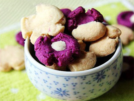 紫薯玛格丽特小饼