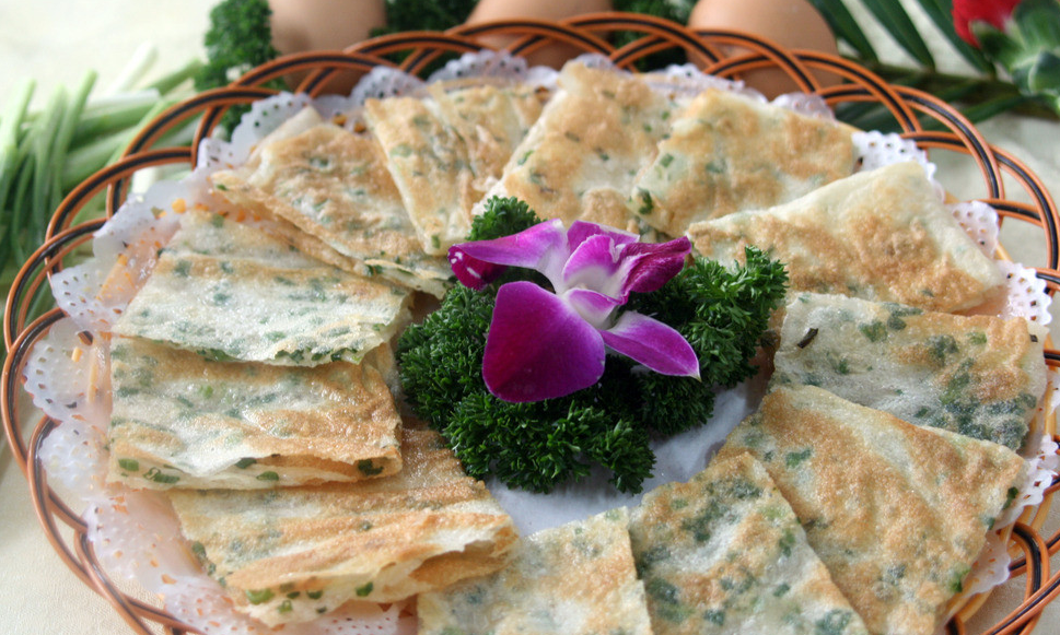葱花薄饼