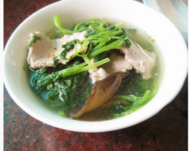 木耳益母草肉片汤