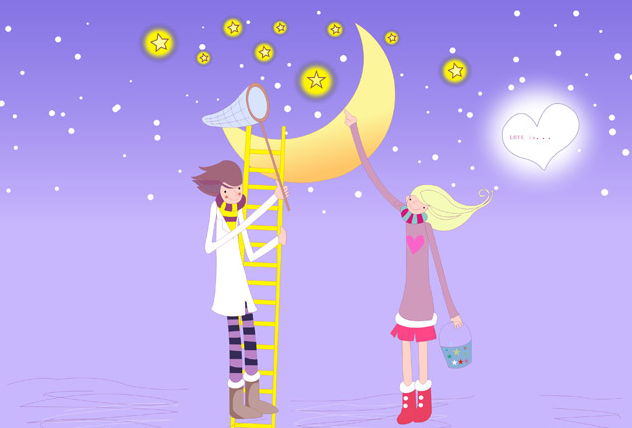 摘星星