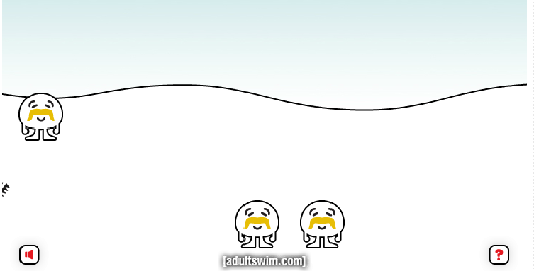 给雪人刮胡子