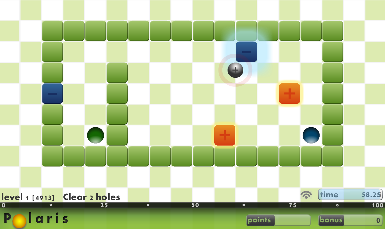 磁铁吸小球