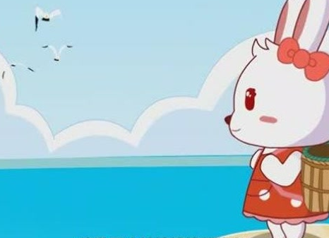 赶海的小姑娘