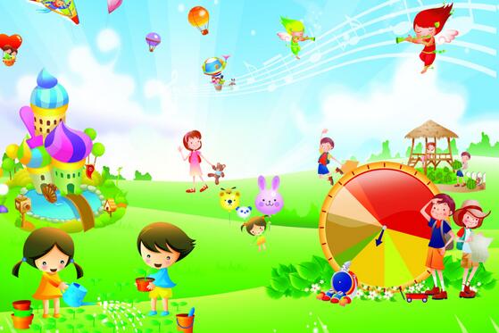 round the village