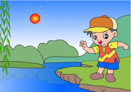 公鸡喔喔叫