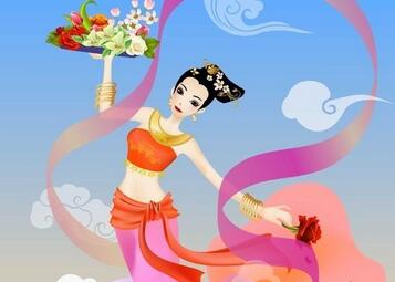 天女散花