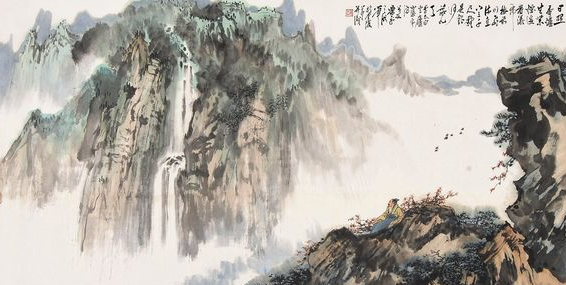 望庐山瀑布