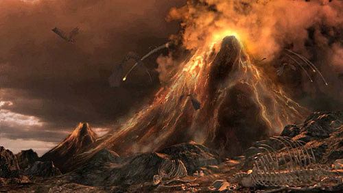 火山爆发