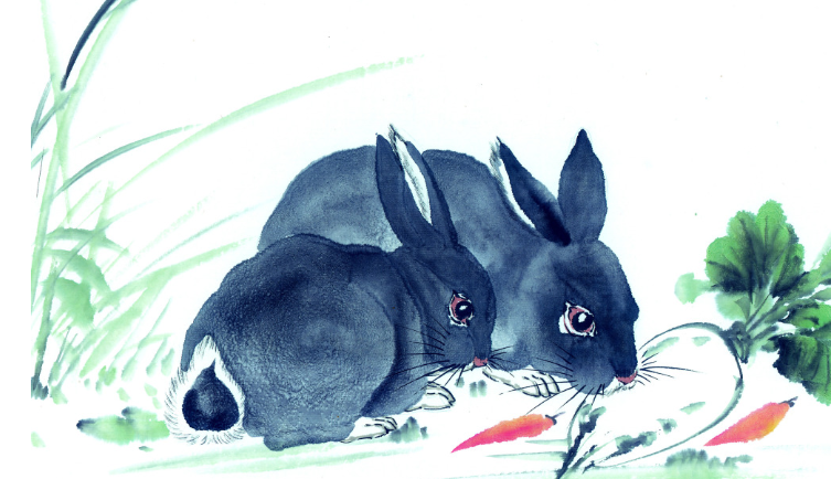 兔子吃萝卜