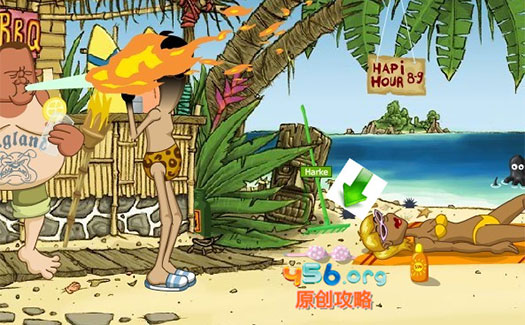 海滩点数字
