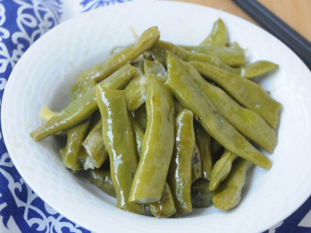 四季豆最健康的做法——蒸四季豆