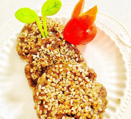 鸡肝芝麻小饼—换种口味，让宝宝爱上吃肝脏类食物！