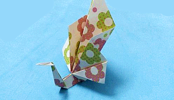 孔雀折纸