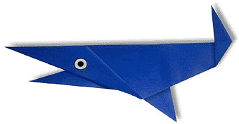 鲨鱼折纸图解