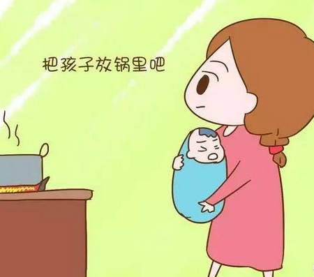 要不是奶奶宝宝可能就被宝妈放热锅里了，没想到产后抑郁这么厉害