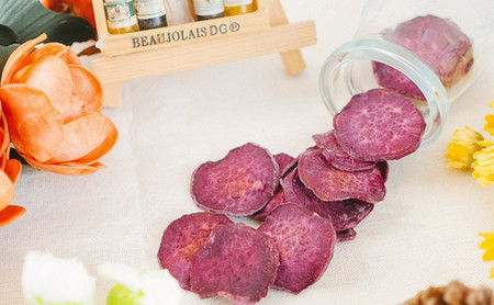 紫薯片怎么做 假期小零食