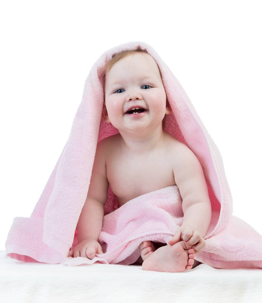 披着浴巾的宝宝图片 不一样的萌娃秀
