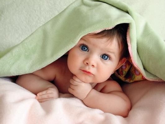 女宝宝胎教图片
