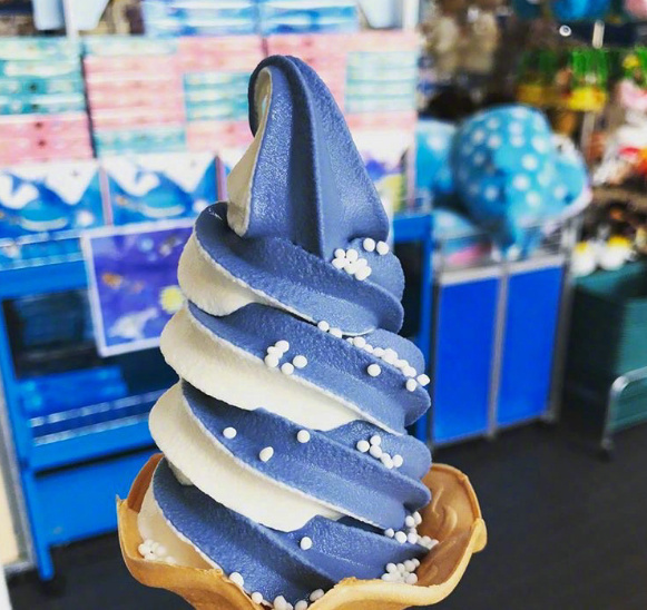 鲨鱼冰淇淋 海洋的味道扑面而来 ​​​​