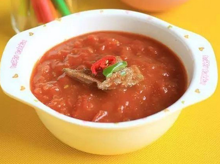 教你一道月子餐「猪肝西红柿浓汤」
