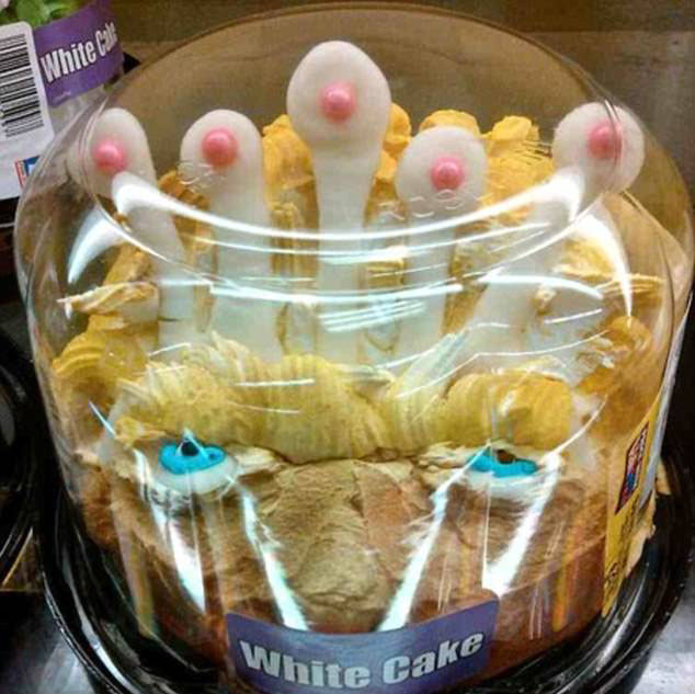 让孩子惊吓的生日蛋糕 大人也看呆了