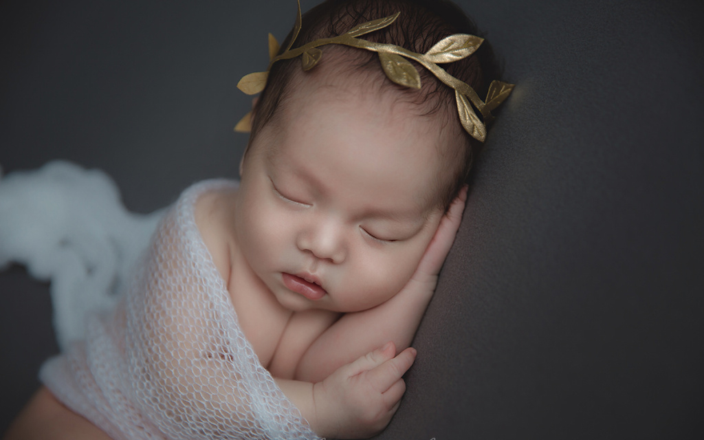 婴儿小宝贝熟睡可爱写真图片