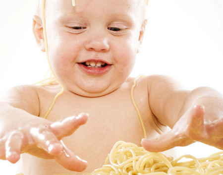 吃腻了儿童面条，给宝宝来盘简单调味的意面！