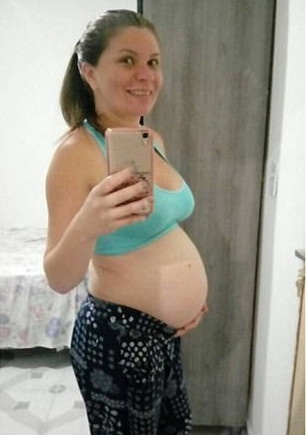 巴西在母体中遭枪击胎儿顽强存活