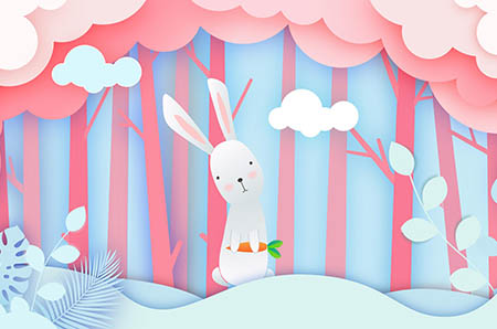 【最简单小兔子折纸图解】可爱的折纸小兔子教