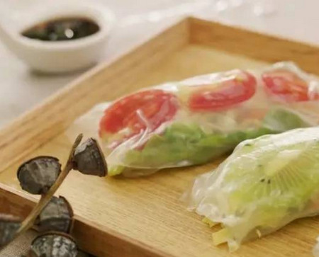 让孕妈更瘦更美的蔬果新吃法—越南春卷