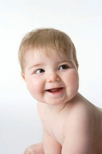 外国婴儿宝宝微笑图片