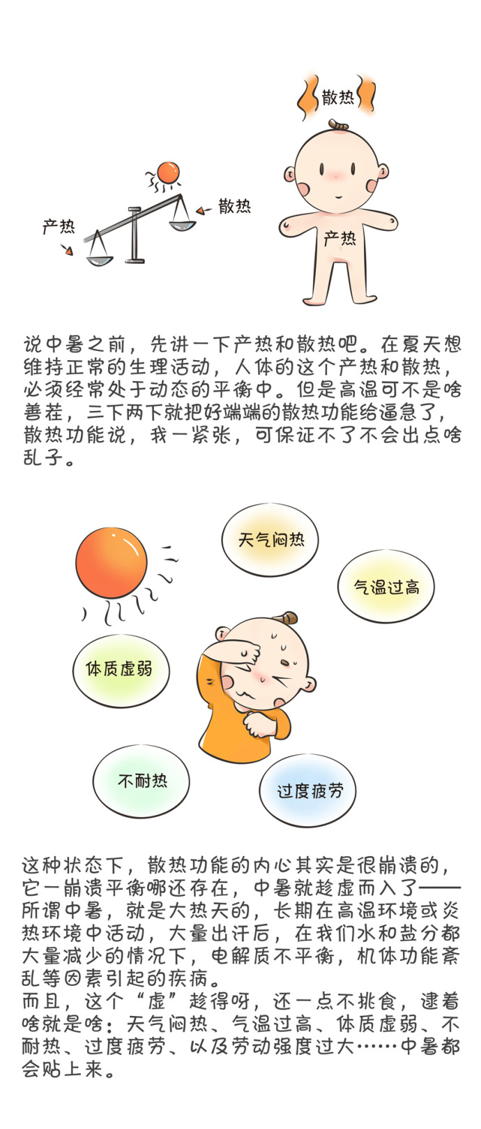 【亲子漫画】三伏天宝宝出门如何避免中暑