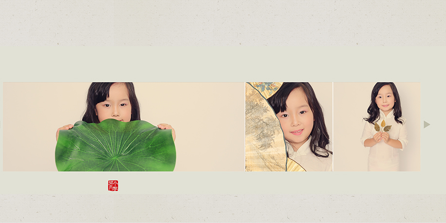 小女孩中国古风个性写真图片