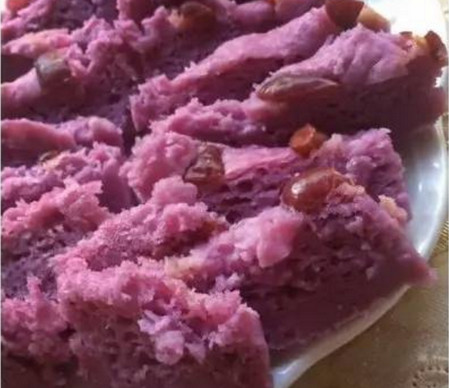 宝宝辅食：奶香紫薯红薯发糕怎么做？