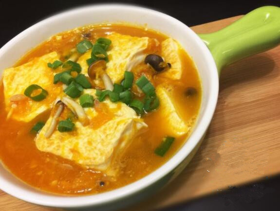 南瓜烩豆腐 营养又快速的美味料理