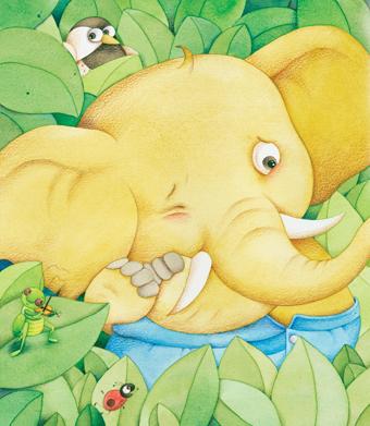 为什么大象用鼻子吸水却不会呛着的故事