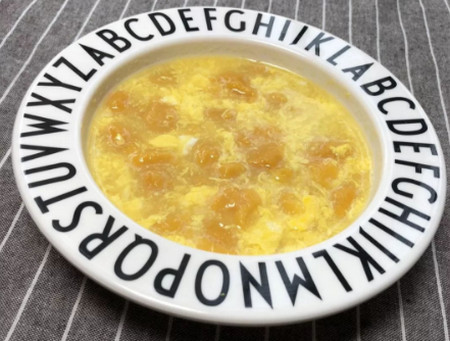 蛋花南瓜疙瘩汤的做法 一口一个小疙瘩