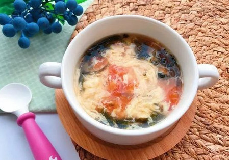 干贝番茄紫菜汤的做法 帮助宝宝补锌提高食欲