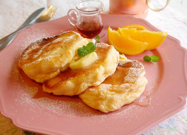 舒芙蕾热松饼 松软香甜的早餐饼