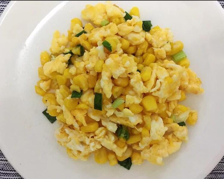 玉米粒炒蛋 高纤维高蛋白的快手菜