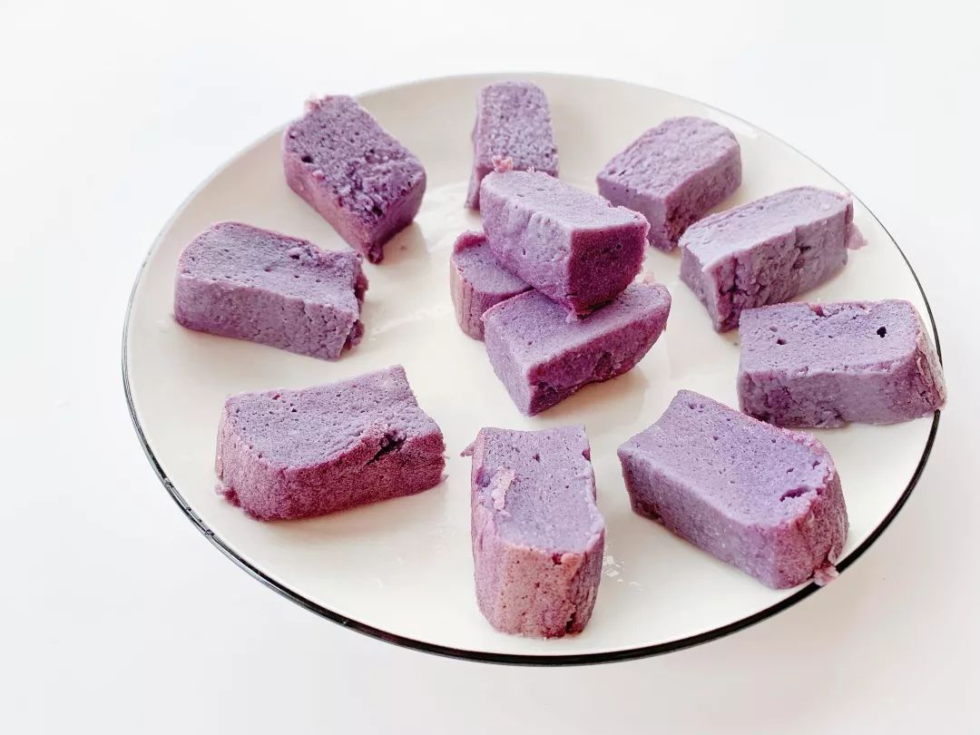 紫薯山药蒸糕的做法