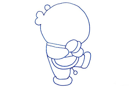 日本动画哆啦A梦简笔画步骤图解